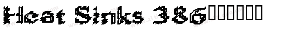 Heat Sinks 386字体转换